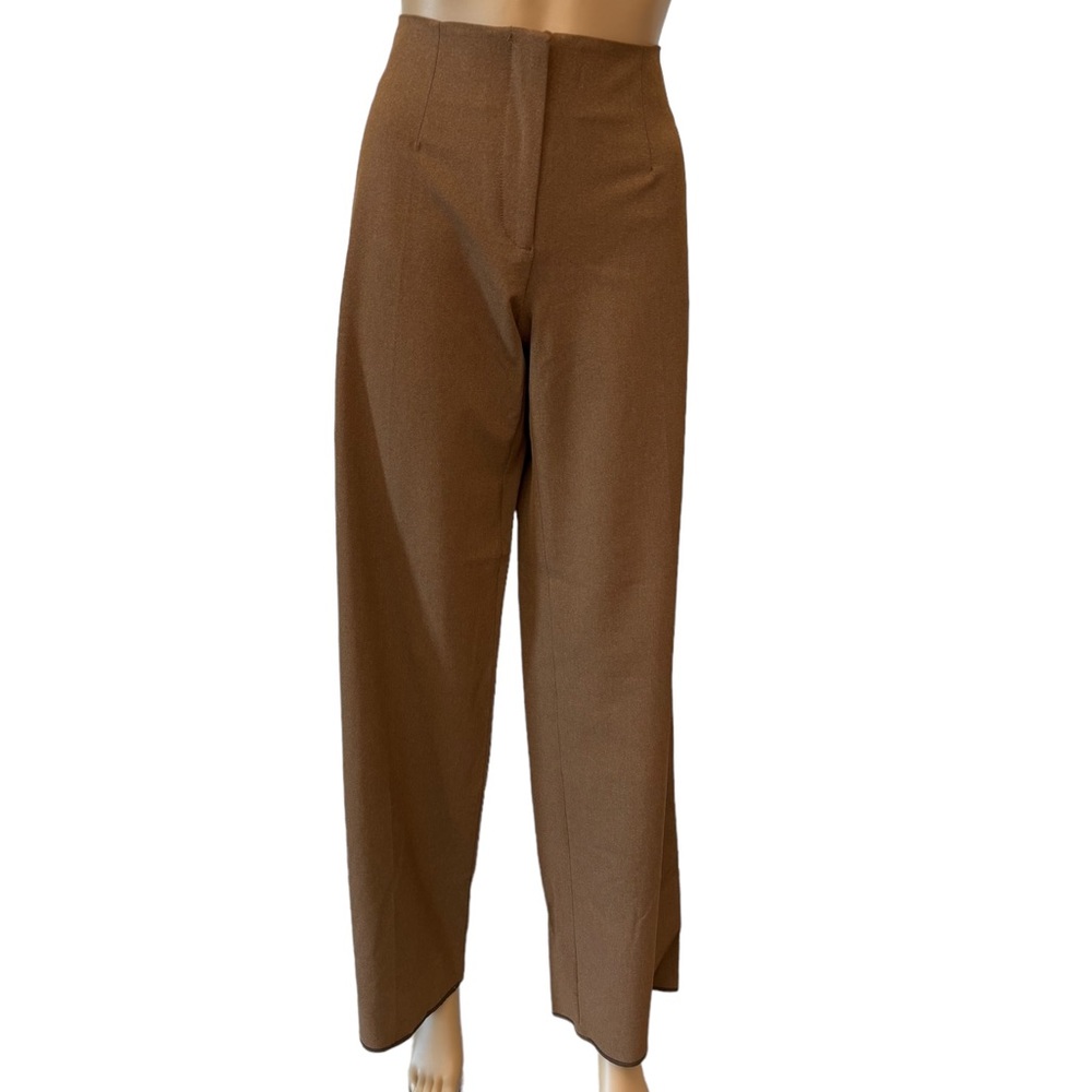 Di Vita Tan Stretch Dress Pants - Picture 2 of 8